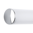 GloboStar® MABEL 60430 Μοντέρνο Φωτιστικό Τοίχου - Απλίκα Καθρέπτη Μπάνιου - Πίνακα LED 12W 1400lm 270° AC 220-240V IP44 Μ60 x Π10 x Υ5cm - Φυσικό Λευκό 4500K - Χρώμιο Νίκελ - 3 Χρόνια Εγγύηση