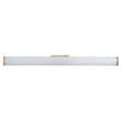 GloboStar® MABEL 60431 Μοντέρνο Φωτιστικό Τοίχου - Απλίκα Καθρέπτη Μπάνιου - Πίνακα LED 12W 1400lm 270° AC 220-240V IP44 Μ60 x Π10 x Υ5cm - Φυσικό Λευκό 4500K - Χάλκινο - 3 Χρόνια Εγγύηση