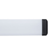 GloboStar® RENATA 60440 Μοντέρνο Φωτιστικό Τοίχου - Απλίκα Καθρέπτη Μπάνιου - Πίνακα LED 12W 1400lm 210° AC 220-240V IP44 Μ60 x Π4 x Υ5.5cm - Φυσικό Λευκό 4500K - Μαύρο - 3 Χρόνια Εγγύηση