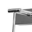 GloboStar® MARA 60447 Μοντέρνο Φωτιστικό Τοίχου - Απλίκα Καθρέπτη Μπάνιου - Πίνακα LED 12W 1400lm 120° AC 220-240V IP44 Μ60 x Π15 x Υ13cm - Φυσικό Λευκό 4500K - Χρώμιο Νίκελ - 3 Χρόνια Εγγύηση