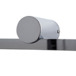 GloboStar® ROSA 60451 Μοντέρνο Φωτιστικό Τοίχου - Απλίκα Καθρέπτη Μπάνιου - Πίνακα LED 12W 1400lm 120° AC 220-240V IP44 Μ60 x Π15 x Υ7cm - Φυσικό Λευκό 4500K - Χρώμιο Νίκελ - 3 Χρόνια Εγγύηση