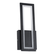 GloboStar® TIARA 61327 Φωτιστικό Τοίχου - Απλίκα Design LED CCT 12W 1440lm 360° AC 220-240V - Εναλλαγή Φωτισμού μέσω Διακόπτη On/Off All In One Ψυχρό 6000k+Φυσικό 4500k+Θερμό 2700k Μ12.5 x Π4 x Υ32cm - Μαύρο - 3 Years Warranty