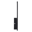 GloboStar® TIARA 61327 Φωτιστικό Τοίχου - Απλίκα Design LED CCT 12W 1440lm 360° AC 220-240V - Εναλλαγή Φωτισμού μέσω Διακόπτη On/Off All In One Ψυχρό 6000k+Φυσικό 4500k+Θερμό 2700k Μ12.5 x Π4 x Υ32cm - Μαύρο - 3 Years Warranty