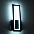 GloboStar® TIARA 61327 Φωτιστικό Τοίχου - Απλίκα Design LED CCT 12W 1440lm 360° AC 220-240V - Εναλλαγή Φωτισμού μέσω Διακόπτη On/Off All In One Ψυχρό 6000k+Φυσικό 4500k+Θερμό 2700k Μ12.5 x Π4 x Υ32cm - Μαύρο - 3 Years Warranty