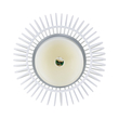 GloboStar® CANDLE 76490 Διακοσμητικό Realistic Κερί με LED Εφέ Κινούμενης Φλόγας - Μπαταρίας 2 x AA (Δεν Συμπεριλαμβάνονται) & Ασύρματο Χειριστήριο IR Θερμό Λευκό 2700K Dimmable Λευκό Φ14 x Υ16cm