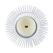 GloboStar® CANDLE 76491 Διακοσμητικό Realistic Κερί με LED Εφέ Κινούμενης Φλόγας - Μπαταρίας 2 x AA (Δεν Συμπεριλαμβάνονται) & Ασύρματο Χειριστήριο IR Θερμό Λευκό 2700K Dimmable Λευκό Φ16 x Υ18cm