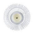 GloboStar® CANDLE 76492 Διακοσμητικό Realistic Κερί με LED Εφέ Κινούμενης Φλόγας - Μπαταρίας 2 x AA (Δεν Συμπεριλαμβάνονται) & Ασύρματο Χειριστήριο IR Θερμό Λευκό 2700K Dimmable Λευκό Φ19 x Υ24cm