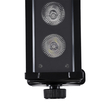 GloboStar® 51141 TRITON Επαγγελματική Μπάρα Φωτισμού Wall Washer LED 18*15W 4in1 270W 25° AC 220-240V Αδιάβροχο IP65 Πολύχρωμο RGBW DMX512 Display on Body - Μαύρο - L102 x W11 x H17cm