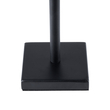 GloboStar® NEGA 60473 Μοντέρνο Επιτραπέζιο Φωτιστικό Πορτατίφ LED 2.2W 154lm 360° DC 5V Επαναφορτιζόμενο με Μπαταρία Li-ion 4000mAh - Διακόπτη Αφής - Θερμό Λευκό 2700K - Dimmable - D10 x H39cm - Μαύρο - 2 Years Warranty