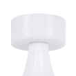 GloboStar® DOLLY 76466 Μοντέρνο Επιτραπέζιο Φωτιστικό Πορτατίφ LED 1.5W 105lm 120° DC 5V Επαναφορτιζόμενο με Μπαταρία Li-ion 1800mAh - Διακόπτη Αφής με 3 Εναλλαγές Φωτισμού CCT Θερμό - Φυσικό - Ψυχρό 1500K - 4500K - 6000K Dimmable - D9 x 21cm - Λευκό