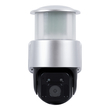GloboStar® 86046 Αυτόνομος Ηλιακός Προβολέας LED SMD 24W 1200lm Camera 1080P 2MP WiFi 150° Μπαταρία 3200mAh Φωτοβολταϊκό Πάνελ Αισθητήρα Ημέρας-Νύχτας & Ρύθμιση Χρόνου Διπλή Κατέυθυνση Ομιλίας Αδιάβροχος IP66 Ψυχρό Λευκό 6000K - Ασημί