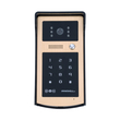 GloboStar® 86059 Σετ Θυροτηλεόρασης με Έγχρωμη Οθόνη Αφής 7 και Κάμερα 1080P HD & 4 Επαγωγικά Κλειδιά για Ηλεκτρονικές Κλειδαριές - Μαύρο - Χρυσό