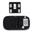GloboStar® 86067 Επαναφορτιζόμενη Ψηφιακή Έξυπνη Camera Εξώπορτας 90° Μοιρών με Έγχρωμη Οθόνη 2.8 Inches - USB - Νυχτερινή Όραση με LED IR - Κουδούνι - Ασημί