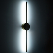 GloboStar® DIADEM 61330 Φωτιστικό Τοίχου - Απλίκα Design LED CCT 9W 1080lm 120° AC 220-240V - Εναλλαγή Φωτισμού μέσω Διακόπτη On/Off All In One Ψυχρό 6000k+Φυσικό 4500k+Θερμό 2700k Μ10 x Π4 x Υ60cm - Χρυσό - 3 Years Warranty