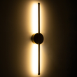 GloboStar® DIADEM 61330 Φωτιστικό Τοίχου - Απλίκα Design LED CCT 9W 1080lm 120° AC 220-240V - Εναλλαγή Φωτισμού μέσω Διακόπτη On/Off All In One Ψυχρό 6000k+Φυσικό 4500k+Θερμό 2700k Μ10 x Π4 x Υ60cm - Χρυσό - 3 Years Warranty