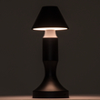 GloboStar® LUNNA 76478 Μοντέρνο Επιτραπέζιο Φωτιστικό Πορτατίφ LED 1.5W 105lm 120° DC 5V Επαναφορτιζόμενο με Μπαταρία Li-ion 1800mAh - Διακόπτη Αφής με 3 Εναλλαγές Φωτισμού CCT Θερμό - Φυσικό - Ψυχρό 1500K - 4500K - 6000K Dimmable - D9 x 23cm - Ασημί