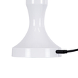 GloboStar® LUNNA 76476 Μοντέρνο Επιτραπέζιο Φωτιστικό Πορτατίφ LED 1.5W 105lm 120° DC 5V Επαναφορτιζόμενο με Μπαταρία Li-ion 1800mAh - Διακόπτη Αφής με 3 Εναλλαγές Φωτισμού CCT Θερμό - Φυσικό - Ψυχρό 1500K - 4500K - 6000K Dimmable - D9 x 23cm - Λευκό