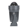 GLOBOSTAR® SPOT-FENIA 90134 Αρχιτεκτονικό Σποτ Φωτισμου LED 10W 1150lm 5° DC 24V Αδιάβροχο IP65 Φυσικό Λευκό 4500K Dimmable - Γκρι Ανθρακί - Μ7 x Π7 x Υ12cm - 3 Χρόνια Εγγύηση