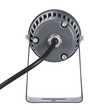 GLOBOSTAR® SPOT-FENIA 90135 Αρχιτεκτονικό Σποτ Φωτισμου LED 10W 1100lm 5° DC 24V Αδιάβροχο IP65 Θερμό Λευκό 2700K Dimmable - Γκρι Ανθρακί - Μ7 x Π7 x Υ12cm - 3 Χρόνια Εγγύηση