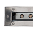 GloboStar® UNDERGROUND-PASSAGGIO 90196 Χωνευτό Φωτιστικό Wall Washer Δαπέδου LED 24W 2160lm 10° DC 24V Αδιάβροχο IP68 με Ρυθμιζόμενη Γωνία Φωτισμού L108 x W9 x H7.5cm Θερμό Λευκό 2700K - Ανοξείδωτο Ατσάλι - 3 Years Warranty