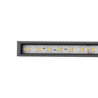 GloboStar® DIGI-BAR 90209 Ψηφιακή Μπάρα Φωτισμού Wall Washer Digital Pixel Facade Tuber Bar LED 12W 840lm 90° DC 24V Αδιάβροχο IP65 L100 x W3.2 x H3cm Θερμό Λευκό 2700K DMX512 - Ασημί με Διάφανο Κάλυμμα - 3 Years Warranty