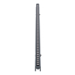 GloboStar® DIGI-BAR 90211 Ψηφιακή Μπάρα Φωτισμού Wall Washer Digital Pixel Facade Tuber Bar LED 12W 840lm 45° DC 24V Αδιάβροχο IP65 L100 x W3.5 x H3.2cm Θερμό Λευκό 2700K DMX512 - Γκρι Ανθρακί με Pixel Lens Φακούς - 3 Years Warranty