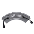 GloboStar® TREELIGHT-JINA 90692 Κυρτή Μπάρα Φωτισμού Wall Washer με Αντιθαμβωτική Γρίλια Ειδική για Φυτά - Δέντρα LED 18W 1530lm 10° DC 24V Αδιάβροχο IP67 L29 x W11 x H10.5cm RGBW DMX512 - Γκρι - 3 Years Warranty