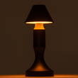 GloboStar® LUNNA 76478 Μοντέρνο Επιτραπέζιο Φωτιστικό Πορτατίφ LED 1.5W 105lm 120° DC 5V Επαναφορτιζόμενο με Μπαταρία Li-ion 1800mAh - Διακόπτη Αφής με 3 Εναλλαγές Φωτισμού CCT Θερμό - Φυσικό - Ψυχρό 1500K - 4500K - 6000K Dimmable - D9 x 23cm - Ασημί