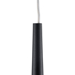 GloboStar® TEARS 61309 Κρεμαστό Φωτιστικό Οροφής Design LED CCT 3W 330lm 180° AC 220-240V - Εναλλαγή Φωτισμού μέσω Διακόπτη On/Off All In One Ψυχρό 6000k+Φυσικό 4500k+Θερμό 2700k Φ3.2 x Υ51.5cm - Μαύρο - 3 Years Warranty