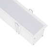GloboStar® RECESS-PROFILE 70833-3M Προφίλ Αλουμινίου - Βάση & Ψύκτρα Ταινίας LED με Λευκό Γαλακτερό Κάλυμμα - Χωνευτή Χρήση - Πατητό Κάλυμμα - Λευκό - 3 Μέτρα - Μ300 x Π7.5 x Υ7cm