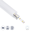 GloboStar® SURFACEPENDANT-PROFILE 70853-3M Προφίλ Αλουμινίου - Βάση & Ψύκτρα Ταινίας LED με Λευκό Γαλακτερό Κάλυμμα - Επιφανειακή & Κρεμαστή Χρήση - Πατητό Κάλυμμα - Ασημί - 3 Μέτρα - Μ300 x Φ3cm