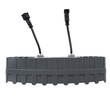 GloboStar® TREELIGHT-KINA 90231 Κυρτή Μπάρα Φωτισμού Wall Washer με Αντιθαμβωτική Γρίλια Ειδική για Φυτά - Δέντρα LED 18W 1530lm 15° DC 24V Αδιάβροχο IP65 L24.5 x W7 x H8cm Αρχιτεκτονικό Πορτοκαλί 2200K - Γκρι Ανθρακί - 3 Years Warranty