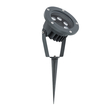 GLOBOSTAR® TREELIGHT-TZINA 90354 Σποτ Φωτισμού για Φυτά - Δέντρα με Βάση Κήπου / Καρφωτό LED 6W 660lm 10° DC 24V Αδιάβροχο IP65 Θερμό Λευκό 2700K Dimmable - Γκρι Ανθρακί - Μ14 x Π12.5 x Υ12.5cm - 3 Χρόνια Εγγύηση
