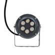 GLOBOSTAR® TREELIGHT-VINA 90357 Σποτ Φωτισμού με Αντιθαμβωτική Γρίλια για Φυτά - Δέντρα με Βάση Κήπου / Καρφωτό LED 6W 660lm 10° DC 24V Αδιάβροχο IP65 Θερμό Λευκό 2700K Dimmable - Γκρι Ανθρακί - Μ13 x Π9.5 x Υ9.5cm - 3 Χρόνια Εγγύηση