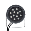 GloboStar® TREELIGHT-VINA 90362 Σποτ Φωτισμού με Αντιθαμβωτική Γρίλια Ειδικό για Φυτά - Δέντρα με Βάση Κήπου / Καρφωτό LED 24W 2040lm 10° DC 24V Αδιάβροχο IP65 L21.5 x W18.3 x H14cm RGBW DMX512 - Γκρι Ανθρακί - 3 Years Warranty