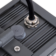 GLOBOSTAR® FLOOD-DANY 90375 Προβολέας Σποτ Wall Washer LED 24W 2640lm 5° DC 24V Αδιάβροχο IP65 Θερμό Λευκό 2700K Dimmable - Γκρι Ανθρακί - Μ16 x Π9.5 x Υ7.5cm - 3 Χρόνια Εγγύηση