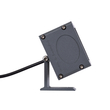 GLOBOSTAR® FLOOD-DANY 90375 Προβολέας Σποτ Wall Washer LED 24W 2640lm 5° DC 24V Αδιάβροχο IP65 Θερμό Λευκό 2700K Dimmable - Γκρι Ανθρακί - Μ16 x Π9.5 x Υ7.5cm - 3 Χρόνια Εγγύηση