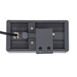 GLOBOSTAR® FLOOD-DANY 90375 Προβολέας Σποτ Wall Washer LED 24W 2640lm 5° DC 24V Αδιάβροχο IP65 Θερμό Λευκό 2700K Dimmable - Γκρι Ανθρακί - Μ16 x Π9.5 x Υ7.5cm - 3 Χρόνια Εγγύηση