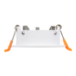 GloboStar® OMICRON 60632 Χωνευτό Στρόγγυλο Σποτ Οροφής για Λάμπα MR16/GU10 - IP20 - Χυτό Αλουμίνιο - Φ8.5 x Υ3cm - Λευκό - 5 Years Warranty