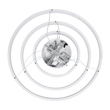 GloboStar® NEMESIS TRIO 61171-DECO Κρεμαστό Φωτιστικό Δαχτυλίδι-Κύκλος LED CCT 120W 14723lm 360° AC 220-240V - Εναλλαγή Φωτισμού μέσω Τηλεχειριστηρίου All In One Ψυχρό 6000k+Φυσικό 4500k+Θερμό 2700k Dimmable Φ40+60+80cm - Λευκό - 3 Years Warranty