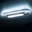 GloboStar® IGOR 61217 Φωτιστικό Οροφής Linear Design LED CCT 24W 2880lm 210° AC 220-240V - Εναλλαγή Φωτισμού μέσω Διακόπτη On/Off All In One Ψυχρό 6000k+Φυσικό 4500k+Θερμό 2700k Μ41 x Π13 x Υ4.5cm - Λευκό - 3 Years Warranty