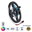 GloboStar® 90605 Digital Pixel Addressable Strip Ultra Slim 3 PIN - Nano Ψηφιακή Ταινία LED SMD 3535 14W/m 60LED/m 60PIXEL/m SPI/TTL Protocol IC WS2812/SK6812 1152lm/m 120° DC 5V IP20 RGB - Λευκό Σώμα - Μ2000 x Π4 x Υ1mm - Συσκευασία 2 Μέτρων - 5 Χρόνια Εγγύη