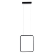 GloboStar® NEROBA 61302 Κρεμαστό Φωτιστικό Οροφής Linear Design LED CCT 18W 1980lm 360° AC 220-240V - Εναλλαγή Φωτισμού μέσω Διακόπτη On/Off All In One Ψυχρό 6000k+Φυσικό 4500k+Θερμό 2700k Μ29 x Π2 x Υ36cm - Μαύρο - 3 Years Warranty