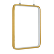 GloboStar® NEROBA 61305 Κρεμαστό Φωτιστικό Οροφής Linear Design LED CCT 18W 1980lm 360° AC 220-240V - Εναλλαγή Φωτισμού μέσω Διακόπτη On/Off All In One Ψυχρό 6000k+Φυσικό 4500k+Θερμό 2700k Μ29 x Π2 x Υ36cm - Χρυσό Βούρτσας - 3 Years Warranty