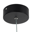 GloboStar® CEROBA 61308 Κρεμαστό Φωτιστικό Οροφής Linear Design LED CCT 12W 1320lm 360° AC 220-240V - Εναλλαγή Φωτισμού μέσω Διακόπτη On/Off All In One Ψυχρό 6000k+Φυσικό 4500k+Θερμό 2700k Μ22 x Π2 x Υ22cm - Μαύρο - 3 Years Warranty