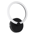 GloboStar® MATILDA 61339 Φωτιστικό Τοίχου - Απλίκα Design LED CCT 8W 960lm 360° AC 220-240V - Εναλλαγή Φωτισμού μέσω Διακόπτη On/Off All In One Ψυχρό 6000k+Φυσικό 4500k+Θερμό 2700k Μ20 x Π5 x Υ25.5cm - Μαύρο - 3 Years Warranty