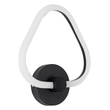 GloboStar® REGINA 61341 Φωτιστικό Τοίχου - Απλίκα Design LED CCT 8W 960lm 360° AC 220-240V - Εναλλαγή Φωτισμού μέσω Διακόπτη On/Off All In One Ψυχρό 6000k+Φυσικό 4500k+Θερμό 2700k Μ25 x Π7 x Υ28.5cm - Μαύρο - 3 Years Warranty