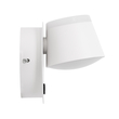 GLOBOSTAR® REGENCY 61374 Μοντέρνο Φωτιστικό Τοίχου - Απλίκα Ξενοδοχείου Reading Light με Φορτιστή USB 3A LED 8W 920lm 120° AC 220-240V IP20 Φυσικό Λευκό 4500K - Λευκό - Μ12 x Π12 x Υ13cm - 3 Χρόνια Εγγύηση