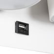 GloboStar® REGENCY 61377 Μοντέρνο Φωτιστικό Τοίχου - Απλίκα Ξενοδοχείου Reading Light με Φορτιστή USB 3A LED 16W 1840lm 120° AC 220-240V IP20 Φυσικό Λευκό 4500K - Λευκό - Μ16.5 x Π12 x Υ10cm - 3 Χρόνια Εγγύηση