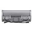 GloboStar® FLOOD-TENA 90224 Προβολέας Wall Washer για Φωτισμό Κτιρίων LED 108W 9180lm 10° DC 24V Αδιάβροχο IP65 Μ43.5 x Π15.5 x Υ18cm RGBW DMX512 - Ασημί - 3 Years Warranty